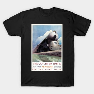 20th Century Limited, 1938. Vintage Travel T-Shirt